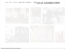 Tablet Screenshot of juliagaisbacher.com